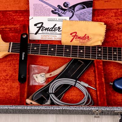 1972 Fender Competition Mustang Competition Burgundy, Collector-Grade w/ Hangtags, Case image 23
