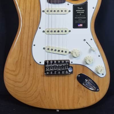 Fender American Vintage II 1973 Stratocaster, Ash Body, Rosewood FB, Aged Natural, w/HSC image 4