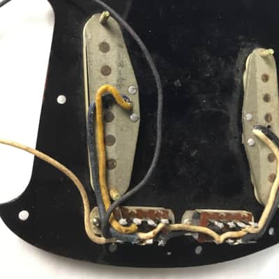 Fender Mustang 1966 Loaded Pickguard Pickup pots knobs Vintage image 2