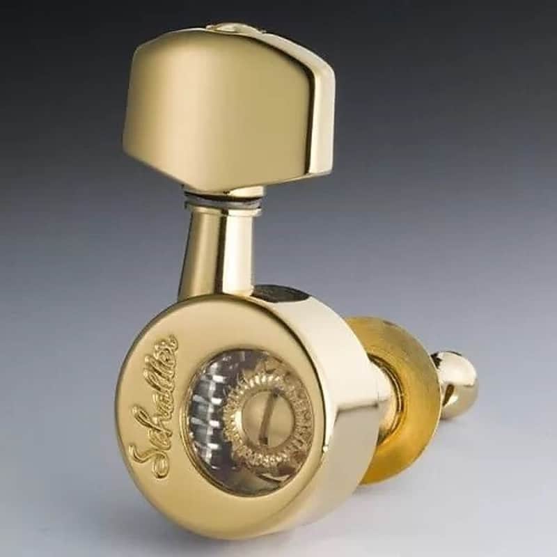 NEW Schaller Da Vinci GOLD TUNERS 3x3 18:1 Guitar Parts DaVinci TK-0972-002 image 1