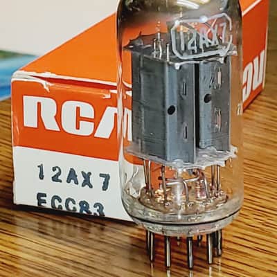 12AX7/ECC83 RCA Tall Plate / Angle Getter MaxiPreamp2/TV7 tested (1) tube lot image 1