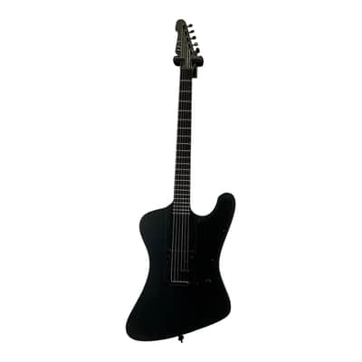 Used LTD Phoenix Black Metal Electric Guitar Black 6-String image 3
