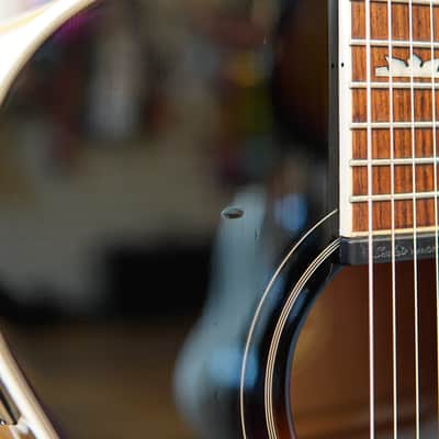 Epiphone EJ-200SCE Acoustic-Electric Guitar 2019 Vintage Sunburst w/Epiphone Hard Case image 10