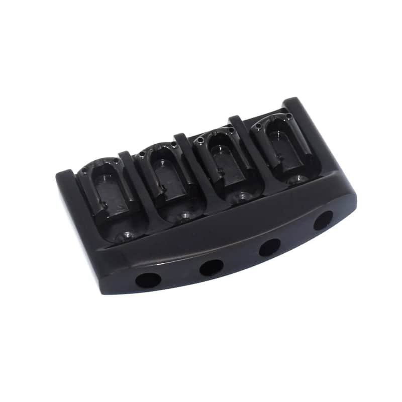 AxLabs Gravity Saddle 4-String Bass Bridge, Black image 1