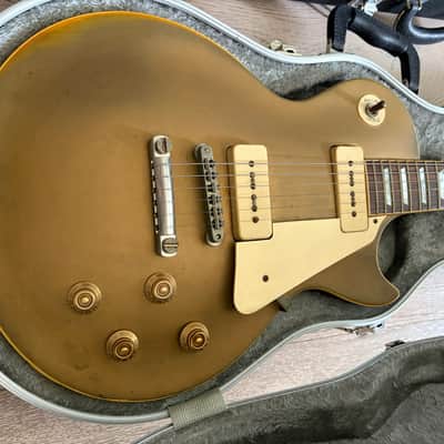 1980 Greco EG800 P90 Super Real Gold Top Hard Case Japan Vintage image 1