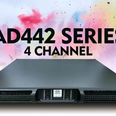 Admark AD442 Pro Power Amplifier One Space Rack-Mountable 4200W x 4 @ 8-Ohm AMP. image 4
