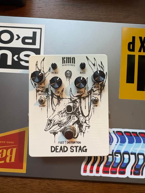 KMA Audio Machines Dead Stag Discrete Fuzz / Distortion 2016 - 2021 - White image 1