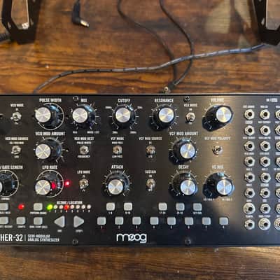 Moog Mother-32 Tabletop / Eurorack Semi-Modular Synthesizer 2015 - Present - Black image 1