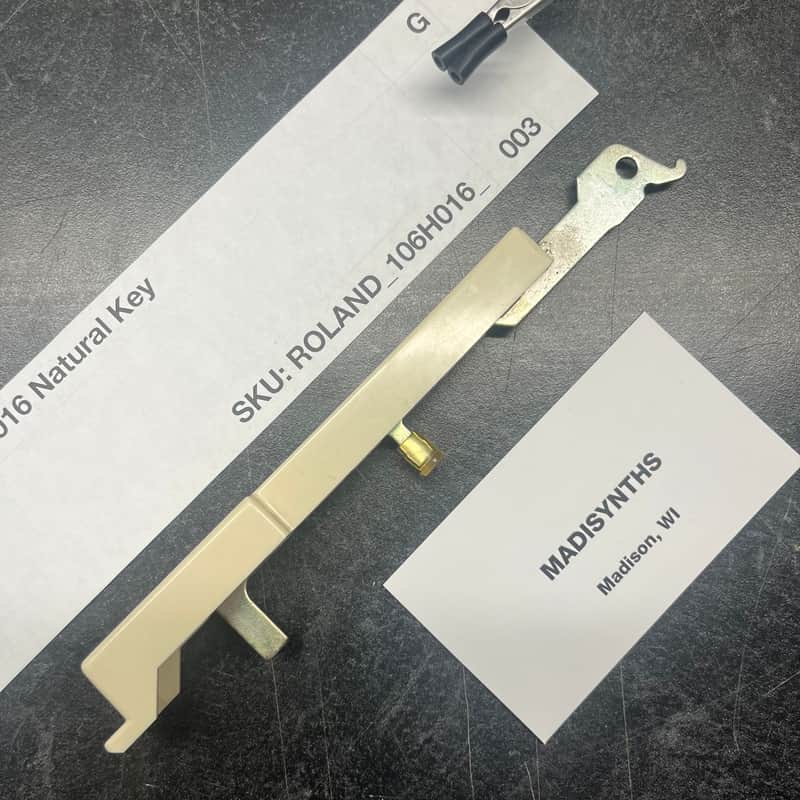 ORIGINAL Roland Replacement G Key (106H016) for Jupiter-4, System-100/700, SH-1/2/3/3A/5/7, RS-505, VP-330, Promars, etc image 1