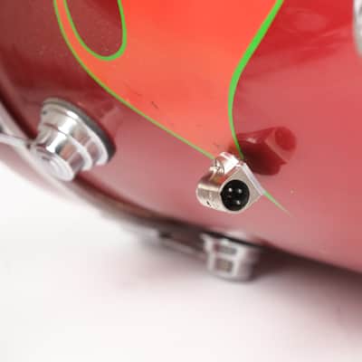 DW Collectors Series 3-Piece Flame Drum Kit (Kick, Snare, Floor Tom) Owned by Brian Setzer image 6