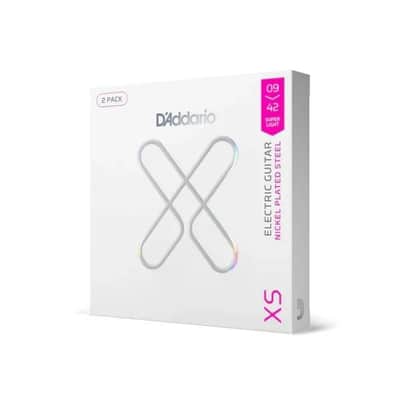 2 Pack, D'Addario XS 9-42 Coated NPS Electric Guitar Strings - XSE0942-2P image 2