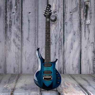 Used Ernie Ball Music Man John Petrucci Majesty 7-String, Blue Silk image 4