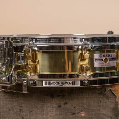 Yamaha 3.5x14 SD493 Brass Piccolo Snare Drum image 8