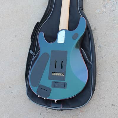 2015 Ernie Ball Music Man JP6 John Petrucci Signature Mystic Dream Guitar Fully Loaded Piezo image 12