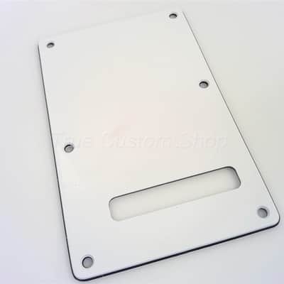 True Custom Shop® White 3ply Tremolo Spring Cover for Fender Standard Stratocaster image 2