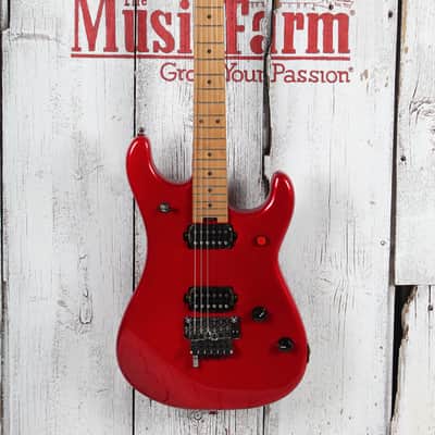 EVH 5150 Series Deluxe Electric Guitar Candy Apple Red Metallic with Gig Bag image 4