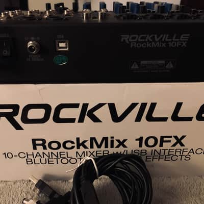 Rockville ROCKMIX 10FX 10 Chan Mixer USB Computer Recording Interface+Effects image 8