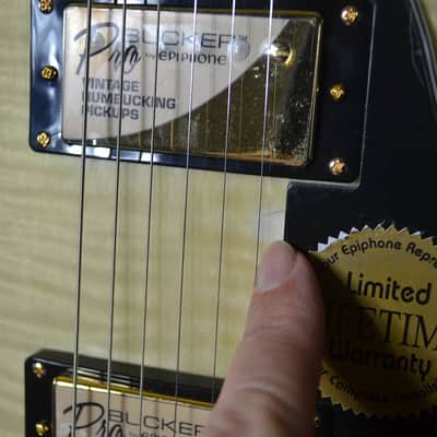 Epiphone Les Paul Custom 100th Anniversary, ProBucker Pickups w/ Coil Splitting, Hard Case image 5