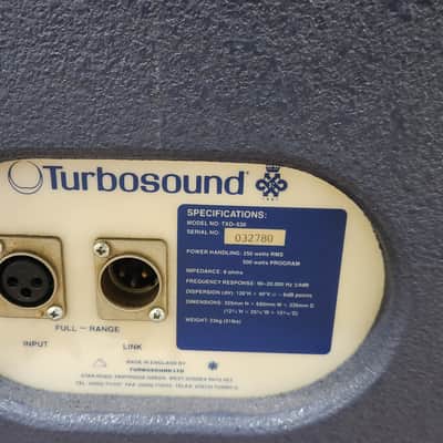 Turbosound TXD 530 PA Speaker Pair Loudspeakers image 6