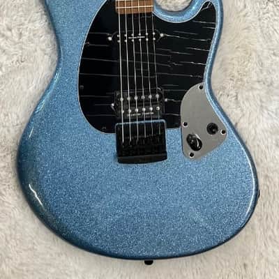 Sterling by Music Man 'Fluff' Signature Stingray Electric Guitar Amana Boat Blue image 1