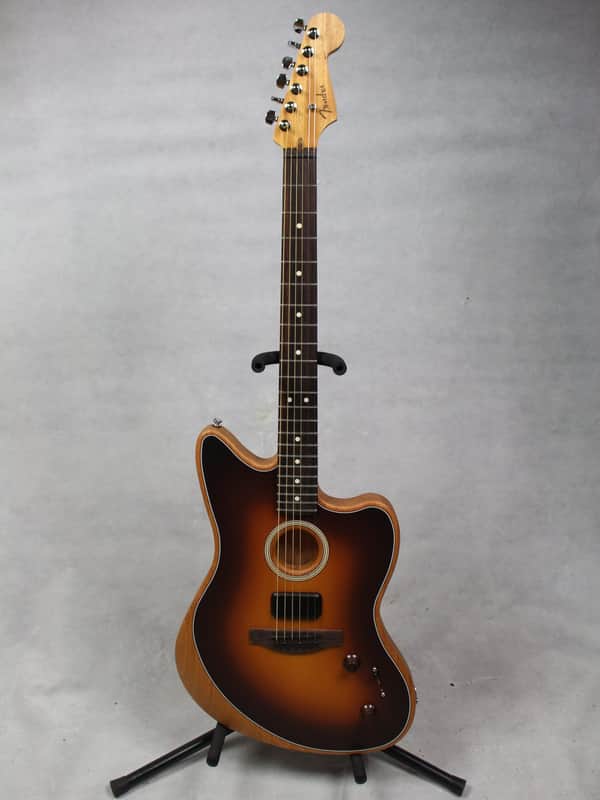 Fender Acoustasonic Player Jazzmaster 2-Color Sunburst w/ Deluxe Gig Bag