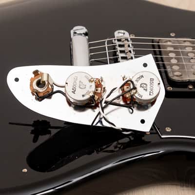 2011 Schecter AR-06 SH Offset Electric Guitar Black, Japan image 15
