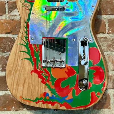 New Fender Artist Series Jimmy Page Telecaster with Rosewood Fretboard - Natural with Dragon Graphic, Get the Led Out! Buy it Here and Support A Brick and Mortar Shop! image 1