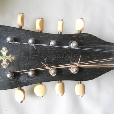 1920's Marcellus CJ Heppe & Son Inlayed Bowl Back Mandolin image 6