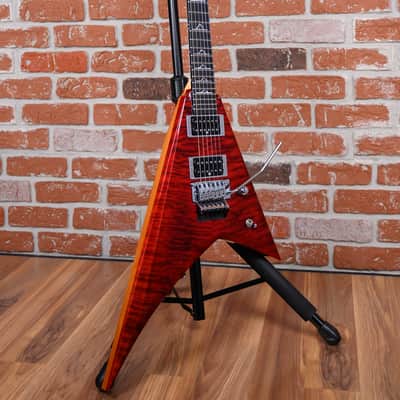 Jackson USA Custom Shop Limited Edition Oli Herbert RR24 Rhoads Quilted Maple Top RedRum 2018 w/OHSC image 3