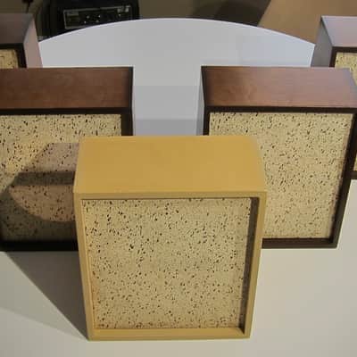 JENCO Speaker Cabinet 8" Vintage NOS Empty Cabinet Only Circa-1950s-1960s-Brown with Splatter Grill Cloth image 14