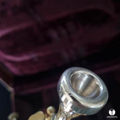 F.E Olds L12 flugelhorn Re-o-Loy #17 mouthpiece case GAMONBRASS imagen 6