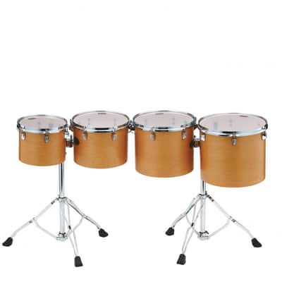 Tama CSLT4M-VAM Mid-Pitched Concert Tom Set 4 pcs. - Vintage Antique Maple/Chrome HW image 5