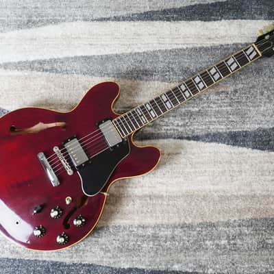 1978 Greco SA-800 WA Wine Red Fujigen MIJ Vintage Semi-Hollow Guitar Made in Japan image 1