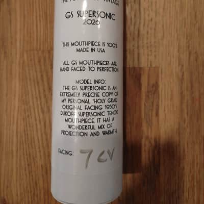 GS Supersonic 50's Dukoff Tenor Sax Mouthpiece #7 CV Special image 12