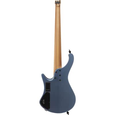 Ibanez Bass Workshop EHB1005F-AOM Fretless Arctic Ocean Matte - 5-String Electric Bass image 2