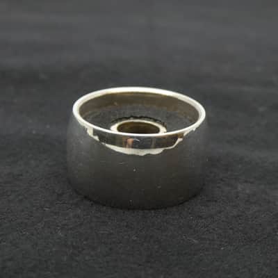 Adams A6/Cornet Top Valve Cap Set in Silver Plate image 2
