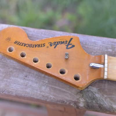 1972 Vintage Fender Stratocaster 3-Bolt NECK Maple Original Frets 1970's Strat Guitar image 11