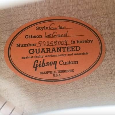 Gibson Custom Shop Le Grand image 5