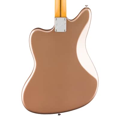 Used Fender American Professional Classic Jaguar - Faded Firemist Gold image 7