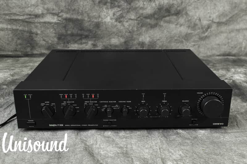 Onkyo Integra P-306 Stereo Preamplifier in Very Good Condition