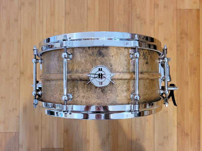 Snares - Dunnett Classic 6.5x14 Model 2N Bronze Snare Drum image 1