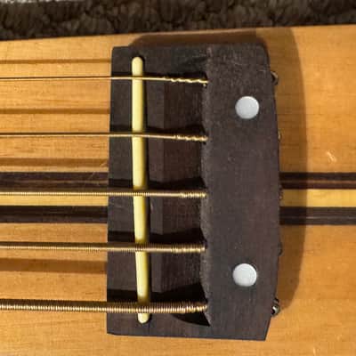 Sojing Bass Guitar - Stained Wood image 7