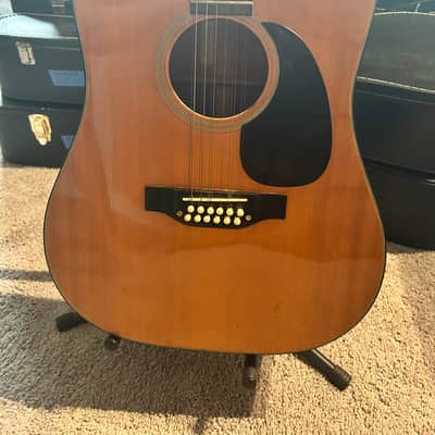 Takamine 12-String Dreadnought Acoustic Guitar Natural w/ Hard Case image 6