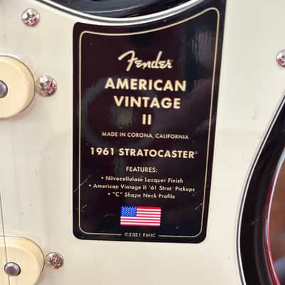 Fender American Vintage II 1961 Stratocaster - Sunburst /8lbs. 0.8oz. #V2442522 image 7