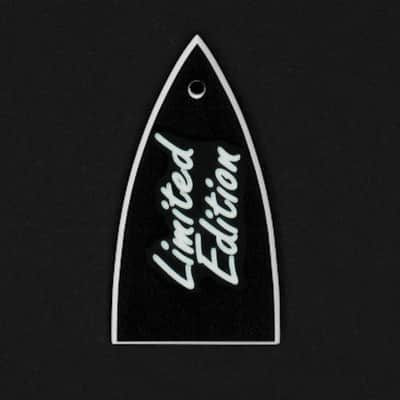 GUITAR TRUSS ROD COVER - Engraved Etched - ESP or LTD - LIMITED EDITION - Black