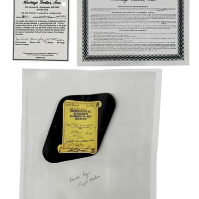 Heritage H-140 CM 25th Anniversary with case in Excellent Condition image 10