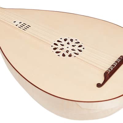 Folk Instruments Professional Design 5 Course Medieval Lute w/ Hardcase image 5