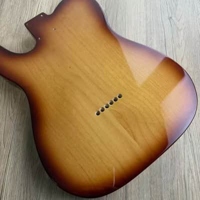 Sunburst Telecaster Tele Style Alder Wood Guitar Body image 4