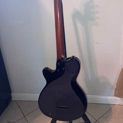 Godin LGX-SA with AA Flame Maple Top synth access - Cognac Burst image 11