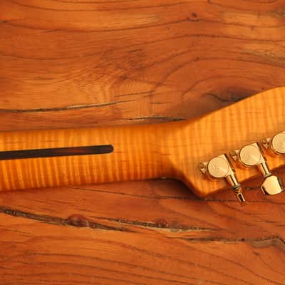 Pearlvibe tele real full abalone top Blue Bayou vintage telecaster image 6